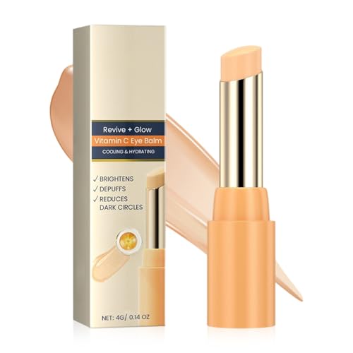 Eye Balm Stick, Glow Vitamin C Eye Balm, Brightening Dark Circles, Hydrating Eye Cream Stick for Puffiness, Portable Eye Balm for Women, Eyes Care Moisturizer (2) von KcLpt