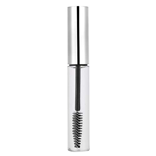 Kcabrtet 5 Farben, 10 Ml, Leere Mascara-Röhre Mit Wimpernstab, Leere Mascara-Behälterflasche(Silver) von Kcabrtet