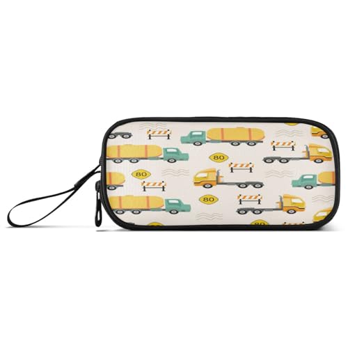 Kcldeci Federmäppchen, Spielzeugautos, Cartoon, großes Federmäppchen, Schreibwaren, Büro, Reisen, Make-up, Organizer für Erwachsene, Damen, Herren, Mehrfarbig, 8.86*3.54*4.33in von Kcldeci