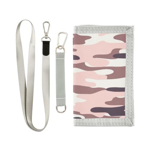 Kcldeci Kinder-Geldbörse, dreifach gefaltet, Münzgeldbörse, Militär, Camouflage, Outdoor, Sport, für Teenager, Geburtstag, Weihnachten, Geschenke, mehrfarbig, Einheitsgröße, Casual von Kcldeci