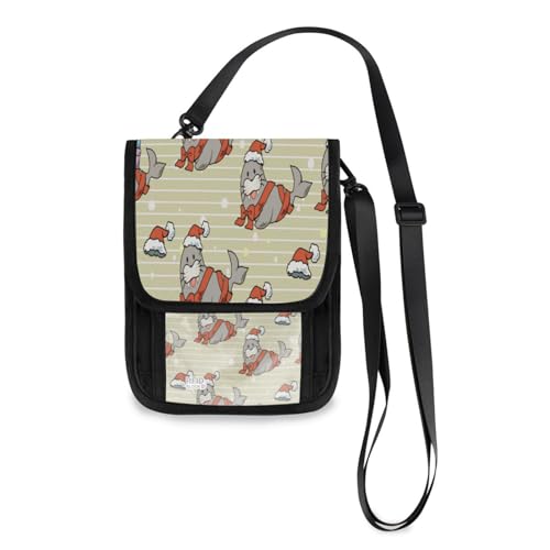 Kcldeci Reisebrieftaschen, Geldbörsen, Handytaschen, Crossbody-Taschen mit Cartoon-Motiv, Reisepasshülle für Damen und Herren, mehrfarbig, Einheitsgröße, Casual von Kcldeci