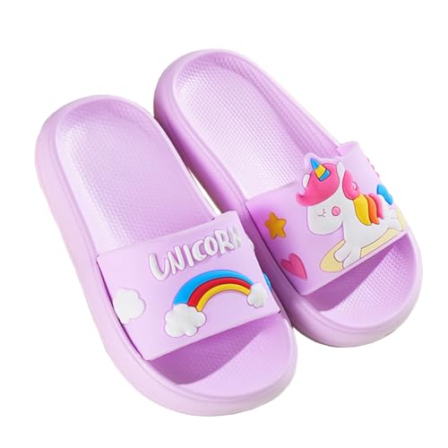 Kdemeng Badelatschen Kinder Sommer Hausschuhe Jungen Mädchen Sandalen Wasser Schuhe Schuhe Rutschfeste Strand Badeschuhe von Kdemeng