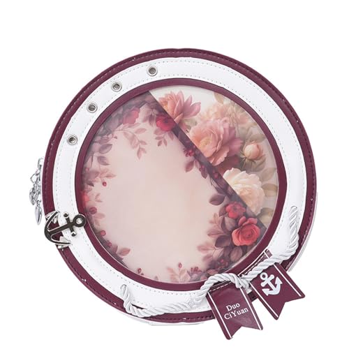 Runde ita Taschenform, ästhetische Geldbörse, niedlicher Anime, Matrose, PU-Leder, Umhängetasche, Rot, Modern/tailliert Runde ita Taschenform, ästhetische Geldbörse, niedlicher Anime, Matrose, PU-Leder, Umhängetasche, Rot, Modern/tailliert von KeAiDMon