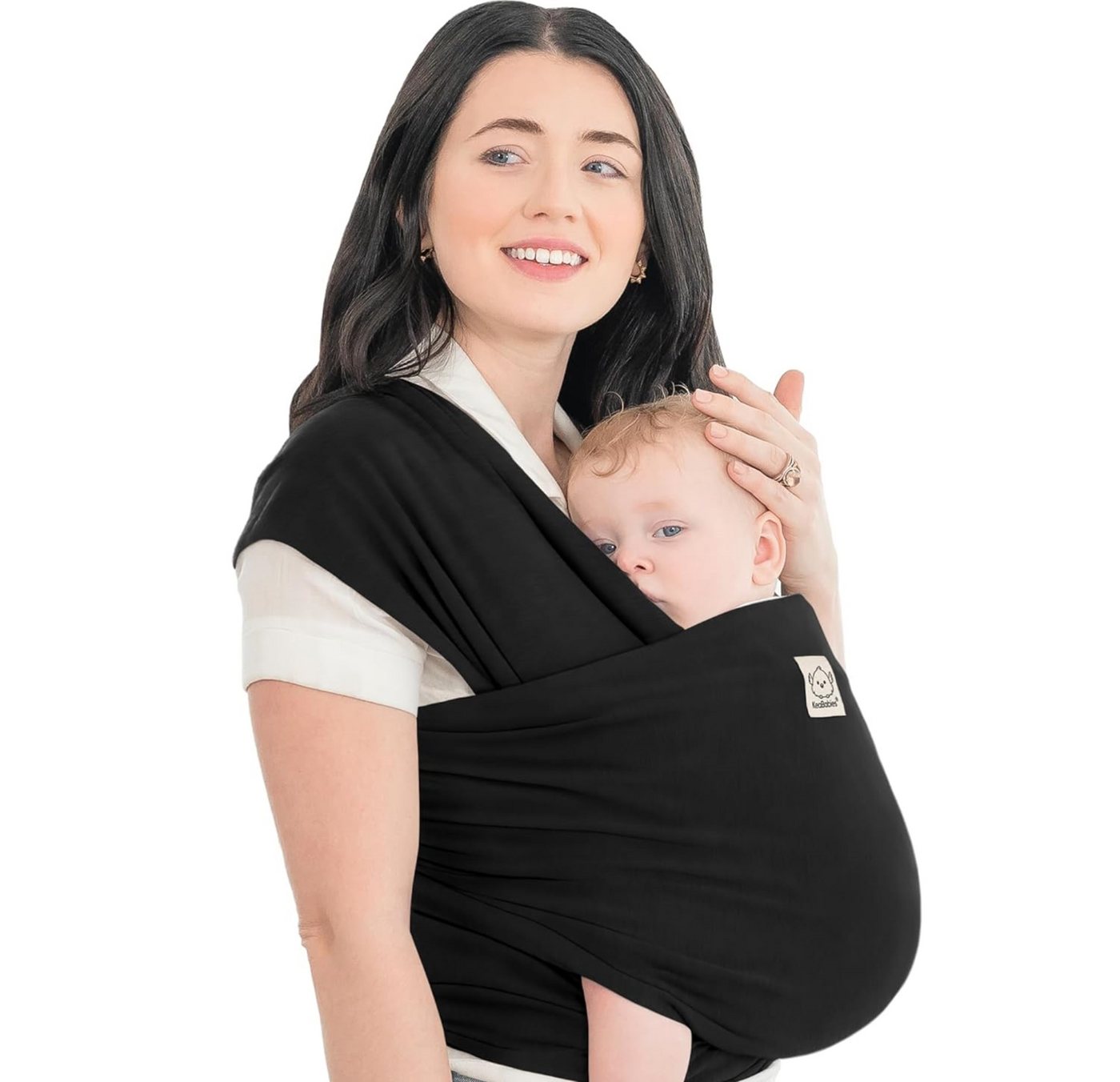 KeaBabies Tragetuch Ergonomisches Babytragetuch für Neugeborene & Kleinkinder, Sicher (Komplettset Babytragetuch für Eltern & Neugeborene, ergonomisch, Tragetuch-Set mit Geschenkbox & Anleitung – ideal für Neugeborene), Ergonomisches Babytragetuch aus atmungsaktivem, dehnbarem Stoff von KeaBabies