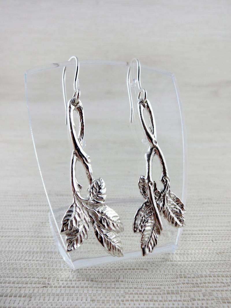 Pre-Loved Collection - Special Edition 925 Rosenblatt-Ohrringe von KeastDesign