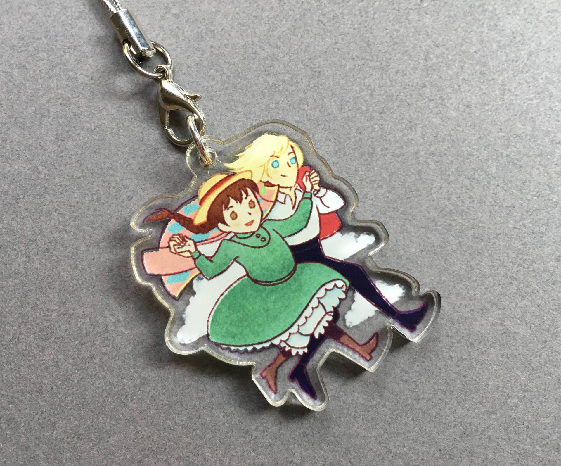 Howl & Sophie 1, 5" Doppelseitiger Acryl Charm Howl & Sophie 1, 5" Doppelseitiger Acryl Charm von Kecky