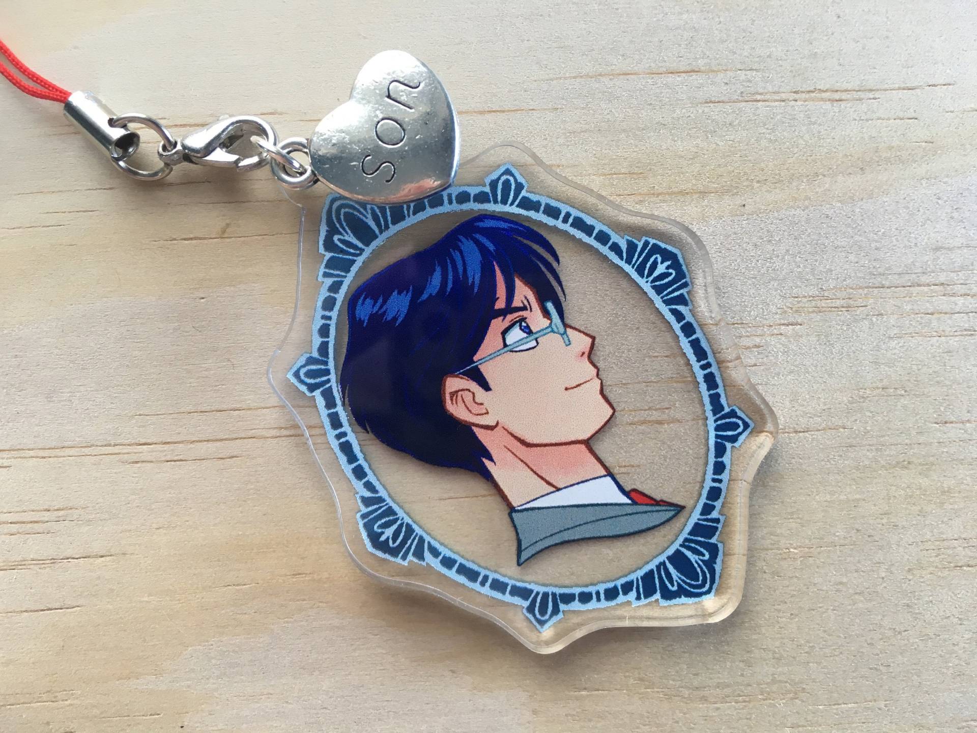 Iida Tenya Hero Cameo Portrait Charm Iida Tenya Hero Cameo Portrait Charm von Kecky