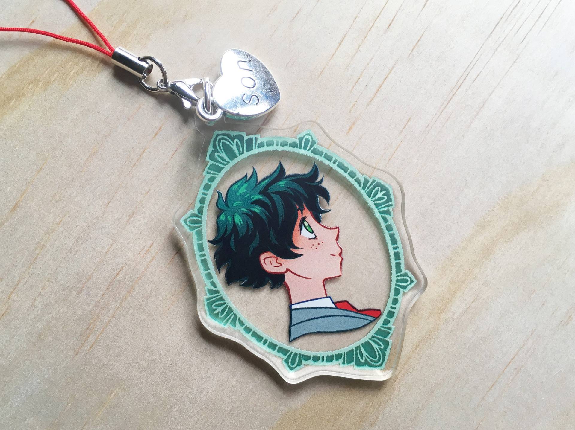 Midoriya Held Cameo Portrait Charm Midoriya Held Cameo Portrait Charm von Kecky