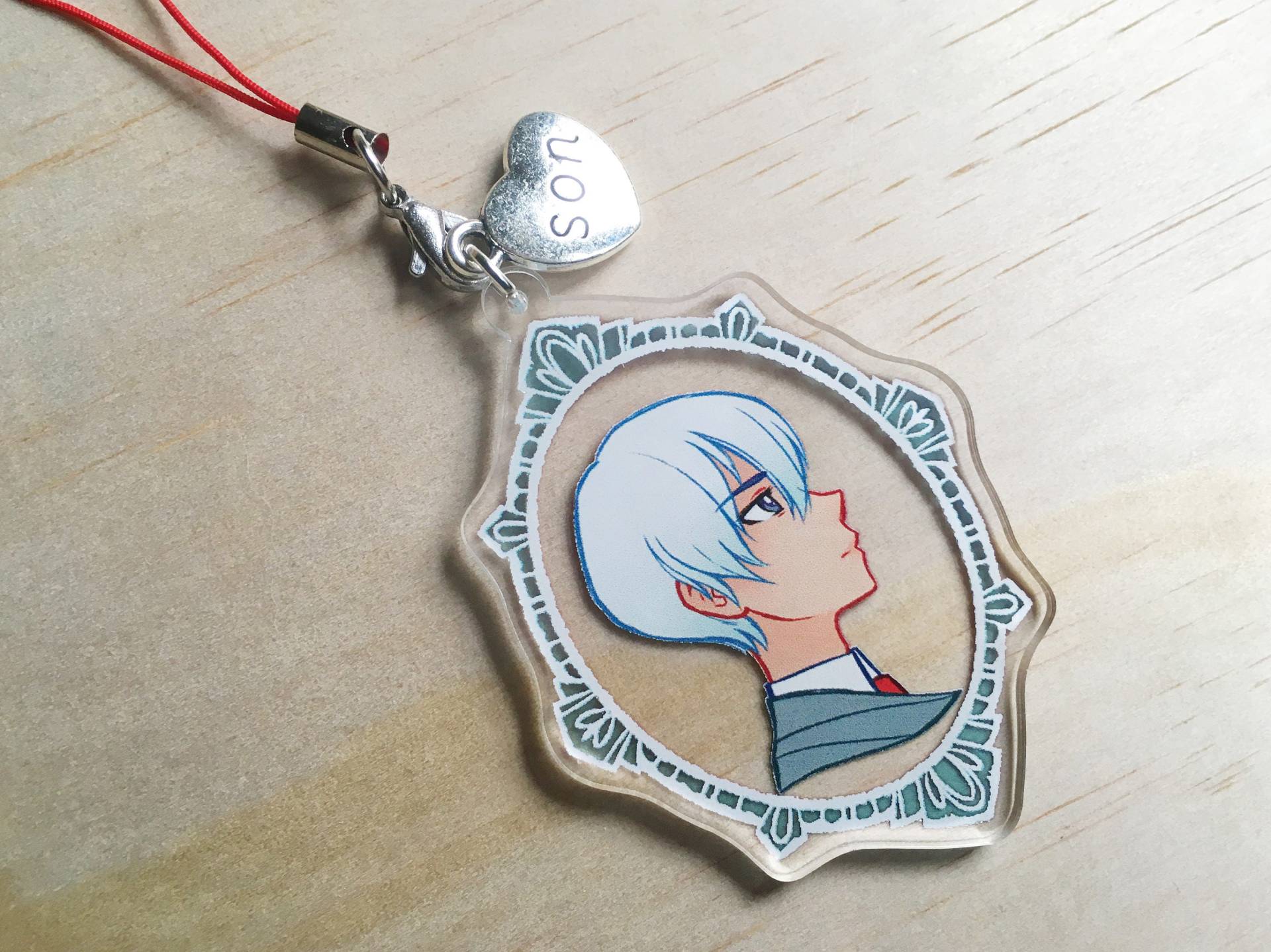 Todoroki Held Cameo Portrait Anhänger Todoroki Held Cameo Portrait Anhänger von Kecky