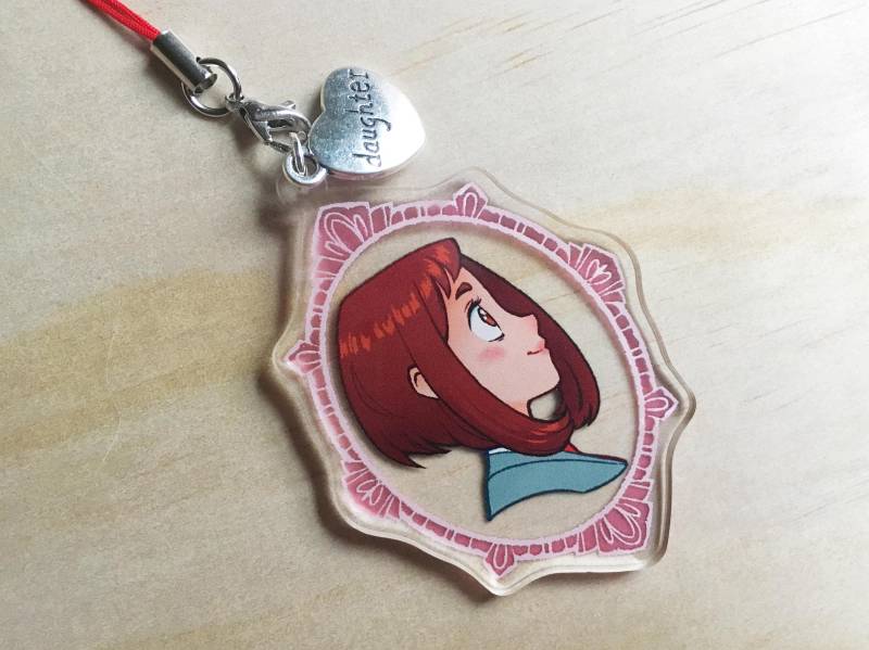 Uraraka Held Cameo Portrait Charm Uraraka Held Cameo Portrait Charm von Kecky