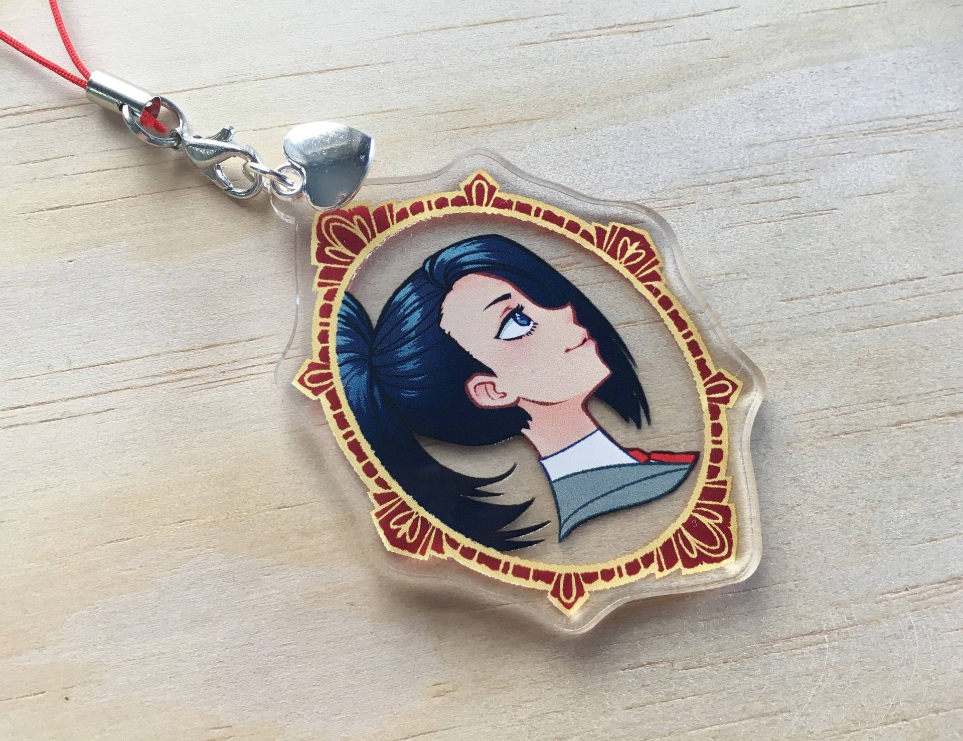 Yaoyorozu Momo Hero Cameo Portrait Charm Yaoyorozu Momo Hero Cameo Portrait Charm von Kecky