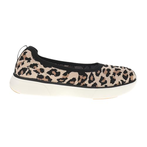 Keds Blisswalk Skimmer Sneaker für Damen, Hellbraun/Schwarz Leopard Eng Knit, 39 EU von Keds