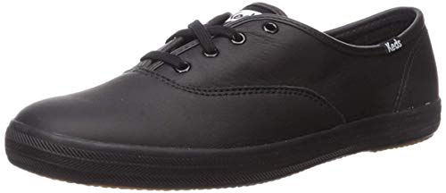 Keds Damen Champion CORE Leather Sneaker, Schwarz, 40.5 EU von Keds