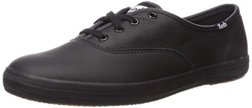 Keds Damen Champion CORE Leather Sneaker, Schwarz, 36 EU von Keds