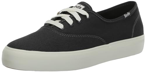 Keds Champion Gn Sneaker für Damen, Schwarz; Leinen, 41 EU von Keds