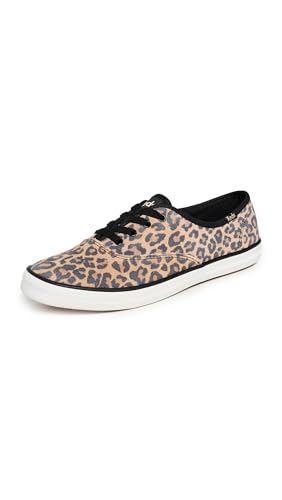 Keds Champion Leo Damen-Sneaker, Wildleder, Schnürschuhe, Freizeitschuhe, Schwarz, Braun, Schwarz, 37.5 EU von Keds