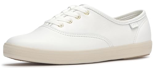 Keds Damen Champ-7 Modischer Sneaker, Schneeweißes Leder, 39.5 EU von Keds
