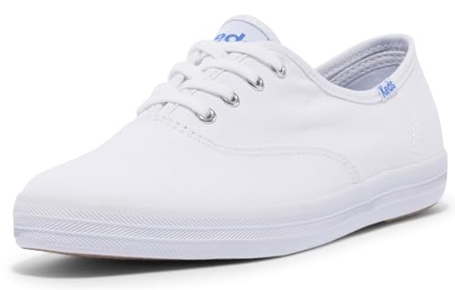 Keds Damen Champion Original Canvas Sneaker, weiß, 37.5 EU X-Weit von Keds