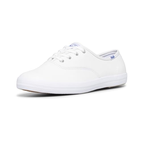 Keds Damen Champion Core LTH Sneakers, Bianco White Leather, 40 EU von Keds