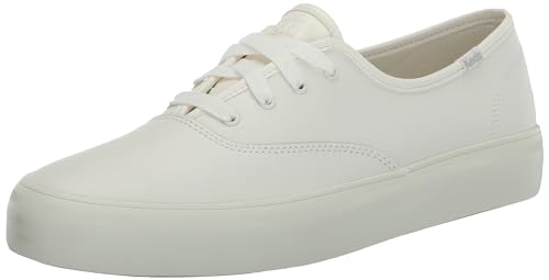 Keds Damen Champion Gn Sneaker, Weißes Leder, 45.5 EU von Keds