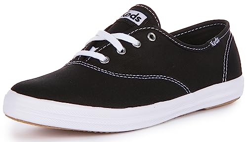 Keds Damen Champion Org Core Leinwand Sneaker, Schwarz, 40 EU von Keds