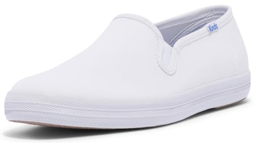 Keds Damen Champion Original Slip-on Sneaker, Weiss White Canvas, 39.5 EU Weit von Keds