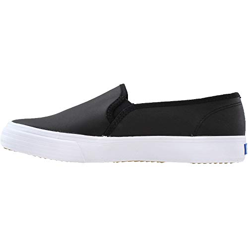 Keds Damen Double Decker Leather Sneaker, Black von Keds