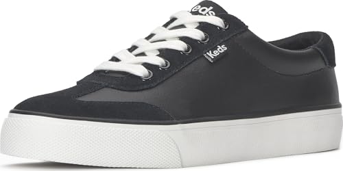 Keds Damen Jktoe-7c Modischer Sneaker, Schwarzes Leder/Wildleder, 37.5 EU von Keds