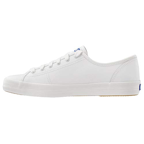 Keds Damen Kickstart Lea Blue Sneaker, Weiß (White), 36 EU von Keds