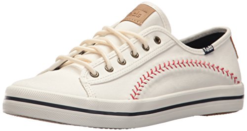 Keds Damen Kickstart Wimpel Sneaker, Cream, 39 EU Keds Damen Kickstart Wimpel Sneaker, Cream, 39 EU von Keds