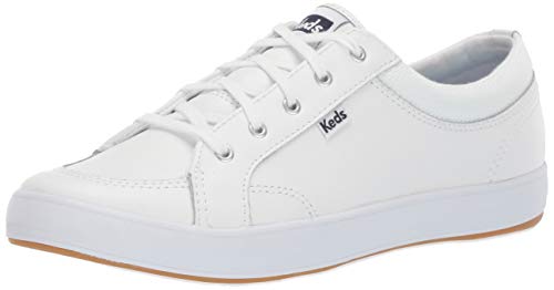 Keds Damen Mitte Sneaker, Weißes Leder, 37 EU von Keds