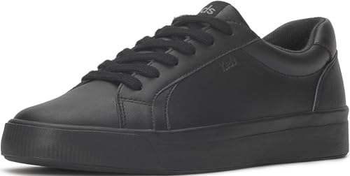 Keds Damen Prsuit-6 Modischer Sneaker, Schwarzes Leder, 37.5 EU von Keds