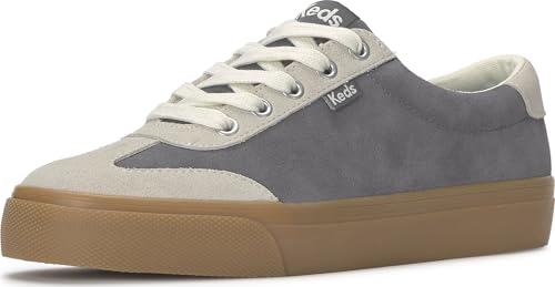 Keds Damen-Sneaker Jump Kick T-Toe, Grau/Egret Suede, 36 EU von Keds