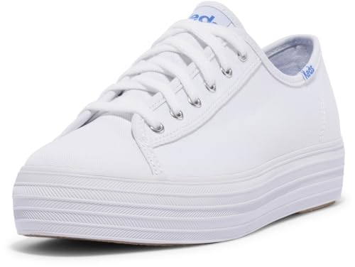 Keds Damen TPL Kick Core Can Sneaker, Weiß (White), 40 EU von Keds