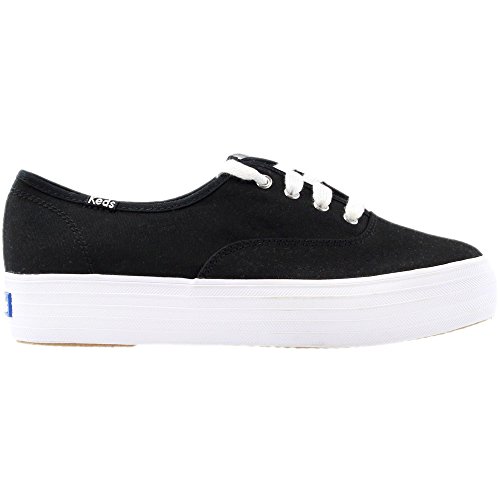 Keds Damen Triple Black Modische Sneaker, schwarz, 39 EU von Keds