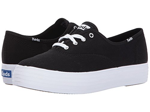 Keds Damen Triple Black Modische Sneaker, schwarz, 40 EU von Keds