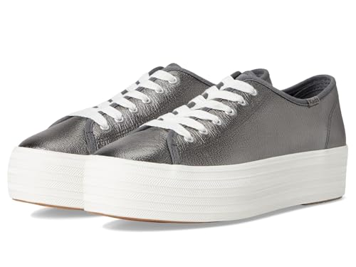 Keds Triple Up Damen-Sneaker aus Leder, Metallic-Leder, 35 EU von Keds