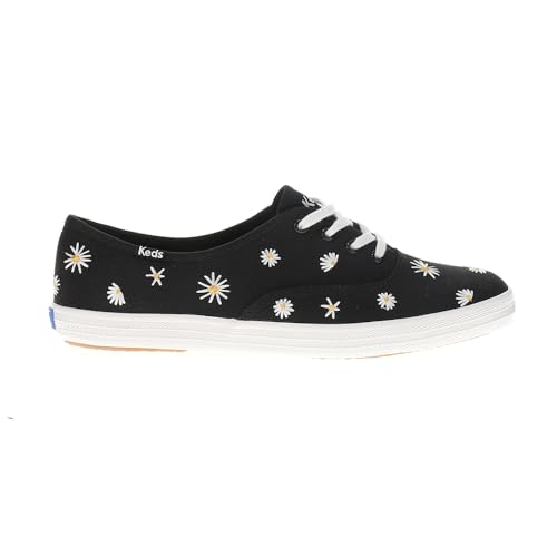 Keds Women's Champion Seasonal Sneaker, Black Daisy Canvas, 6 von Keds
