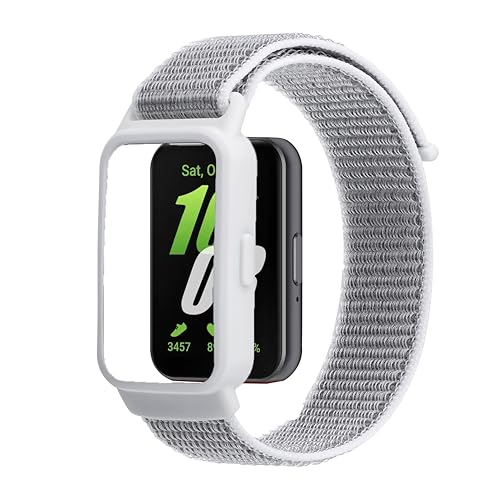 Keecuty Armband für Samsung Galaxy Fit 3 - Verstellbares Nylon Sportarmband, Elastisches Ersatz-Uhrenarmband Kompatibel mit Galaxy Fit 3 Keecuty Armband für Samsung Galaxy Fit 3 - Verstellbares Nylon Sportarmband, Elastisches Ersatz-Uhrenarmband Kompatibel mit Galaxy Fit 3 von Keecuty