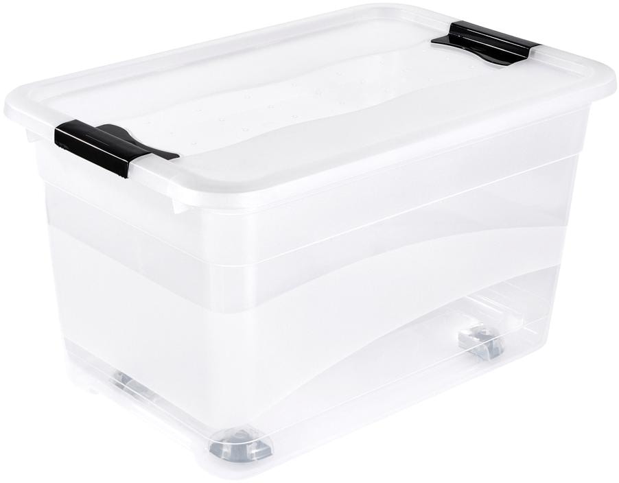 keeeper Organizer "konrad", (Set, 2 St.), Aufbewahrungsbox, 33 L, mit Rollen, Deckel, Schiebeverschluss von Keeeper