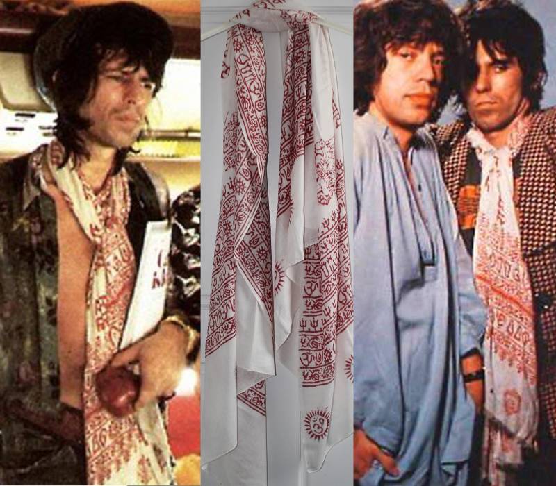 Keith Richards Style Schal - Keef Rolling Stones von KeefStuff