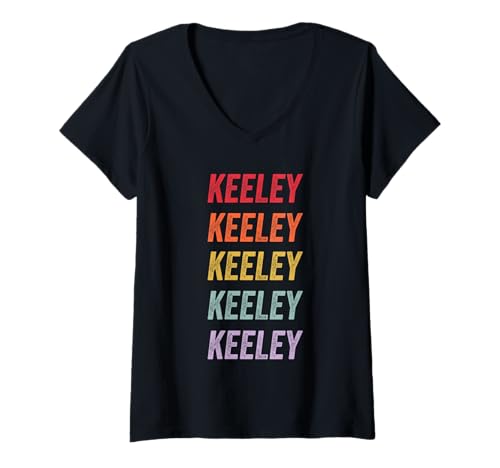 Damen Keeley T-Shirt mit V-Ausschnitt Damen Keeley T-Shirt mit V-Ausschnitt von Keeley Apparel