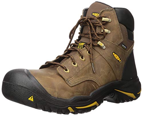 KEEN Utility Men's Mt. Vernon Mid Work Boot, Cascade Brown, 9 EE US von Keen Utility