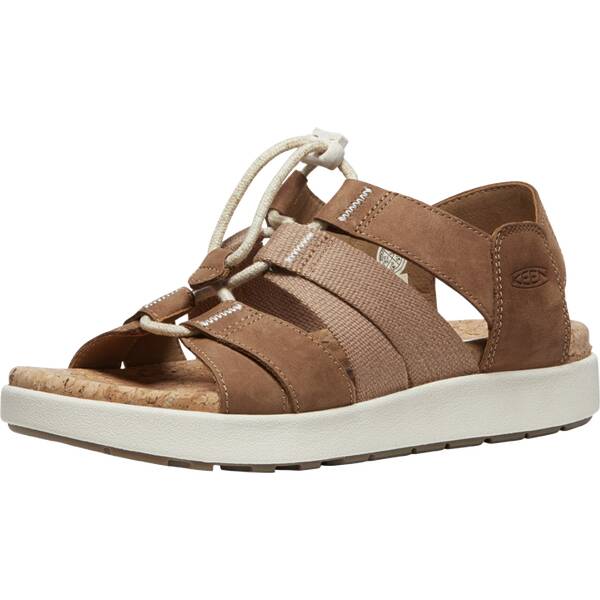 KEEN Damen Sandalen ELLE MIXED STRAP W-TOASTED COCONUT/BIRCH von Keen