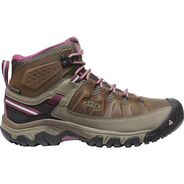 KEEN Damen Multifunktionsstiefel Damen Wanderschuhe Targhee III Mid WP Weiß/Boysenberry von Keen