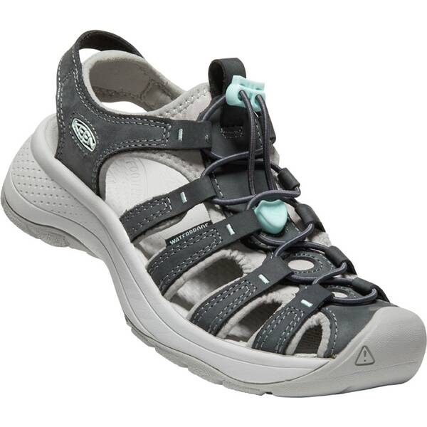 KEEN Damen Trekkingsandale ASTORIA WEST LEATHER W-MAGNET/VAPOR von Keen