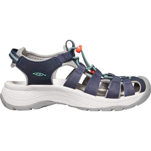 KEEN Damen Trekkingsandale ASTORIA WEST SANDAL W-NAVY/BEVELED GLASS von Keen