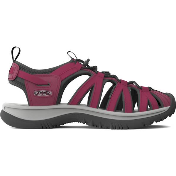 KEEN Damen Trekkingsandale WHISPER W-BEAUJOLAIS/BLACK von Keen