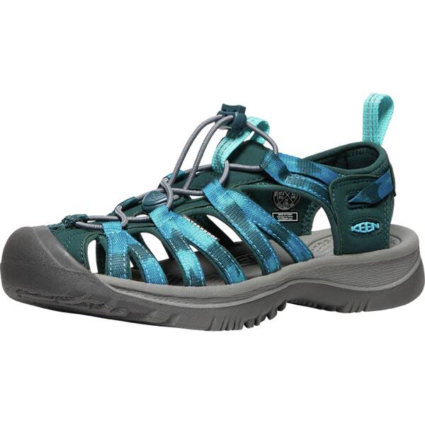 KEEN Damen Trekkingsandale WHISPER W-SEA MOSS/TIE DYE von Keen