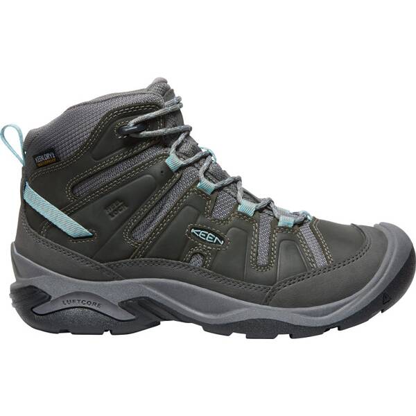KEEN Damen Trekkingstiefel CIRCADIA MID WP W-STEEL GREY/CLOUD BLUE von Keen